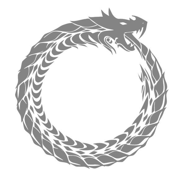 File:Ouroboros Pin no bars or pin SVG.svg